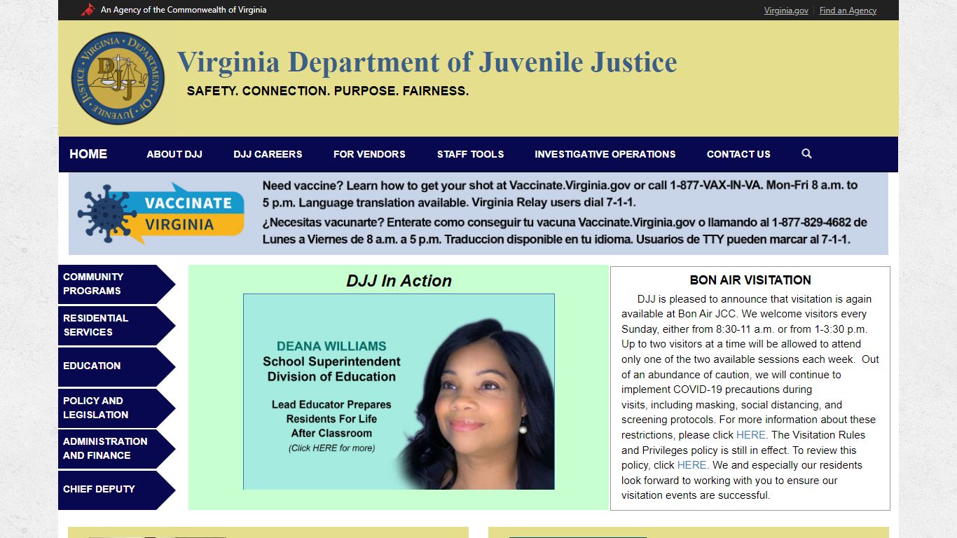 Virginia Department of Juvenile Justice